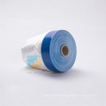 HDPE Masking Film Pre-Taped Plastic Drop Film For Room Painting